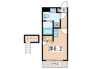 ベルピア東白楽Ⅲの物件間取画像